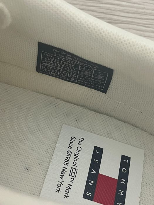 Tommy Jeans White 45 EU