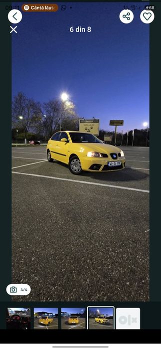 Vând Seat Ibiza 1.4 benzina + GPL, 86 cp, 5 uşi, an 2008