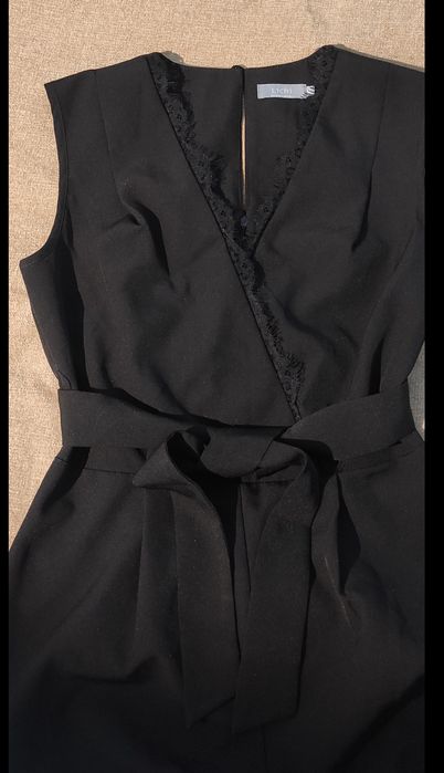 Комбинезон черный летний