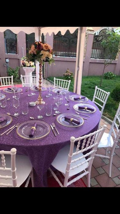 Fete/Fata de masa Evenimente Rotunde/Dreptunghiulare