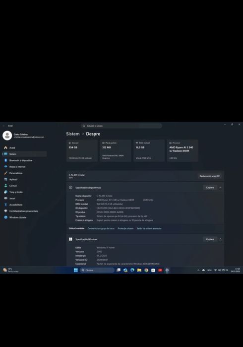 Laptop lenovo ca nou inca in garantie
