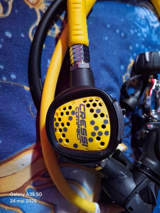 Regulatoare Cressi, prima treapta, a doua si octopus