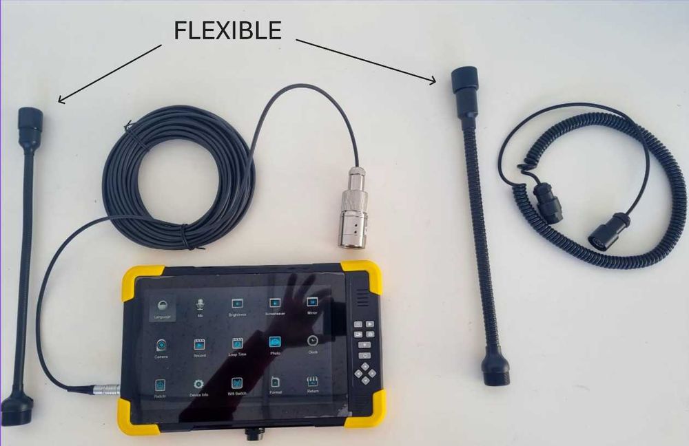Nou camera de inspectie 4K cu stalp telescopic 5 metri