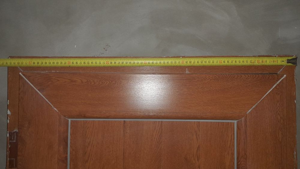 Врата от PVC, цвят златен дъб