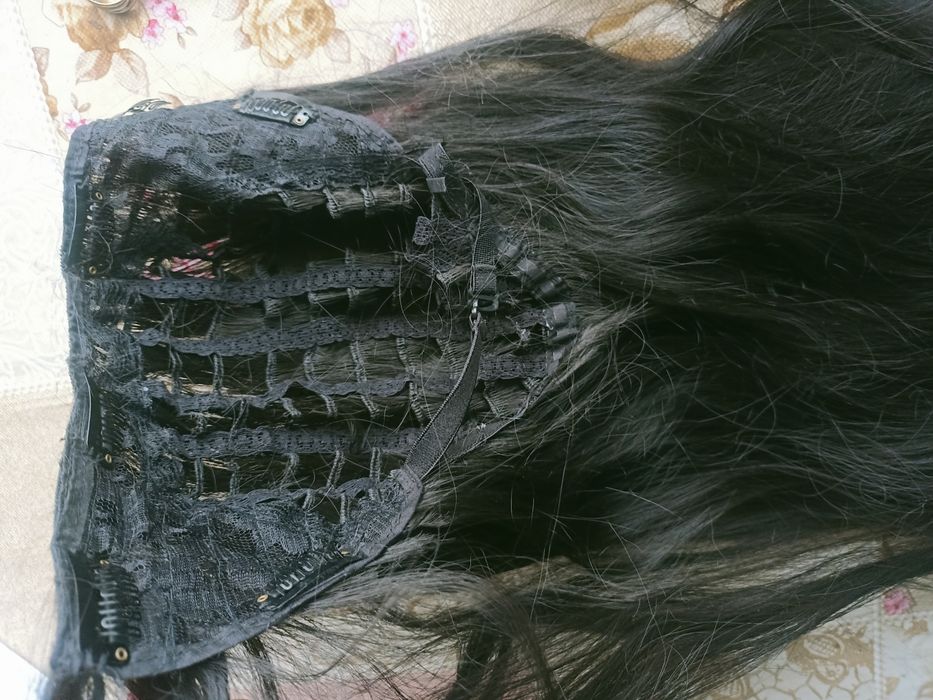 волосы v-образные ненатуральные