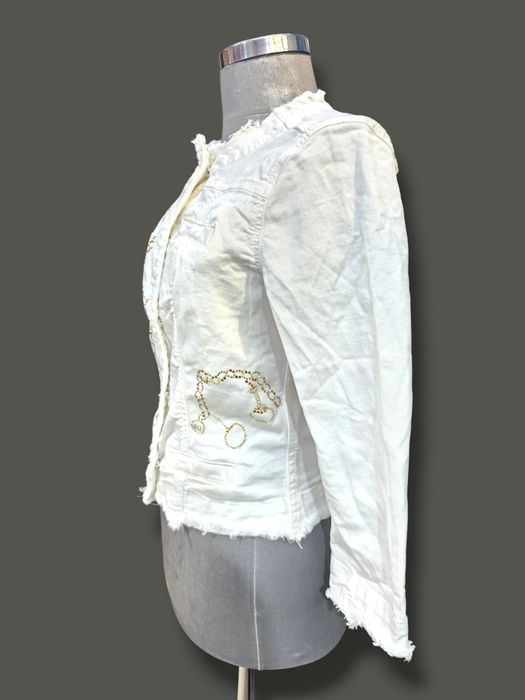 Дамско яке LIU JO – бяло, стилно, с камъни, оригинал