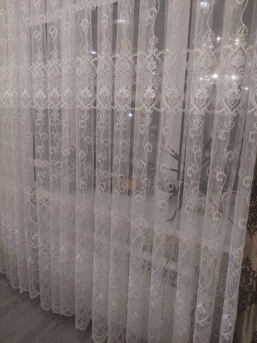 Продам комплект шторы+тюль