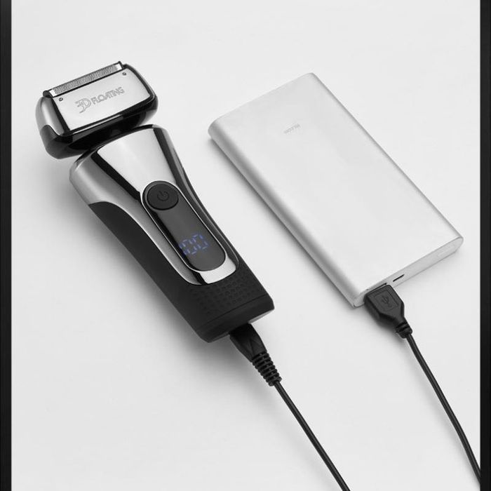 Aparat de Ras Electric MENGLI 3911 – 3 Lame Reciprocante, Spalare Completa cu Apa