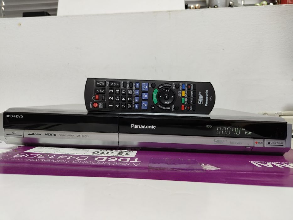 DVD Recorder Panasonic DMR EH 575 EGS HDMI Hdd 160 gb