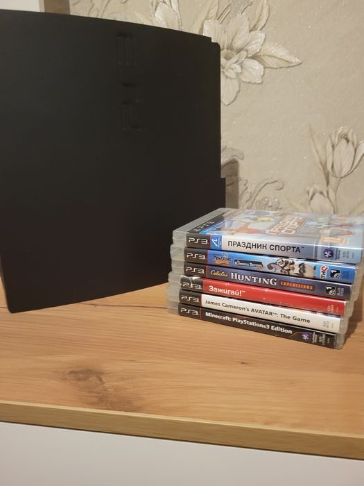 PlayStation3 в норсальном состоянии + диски