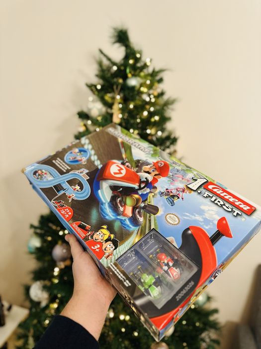 Pista Curse Electrica Carrera First Super Mario 2 Masinute Ideal Cadou