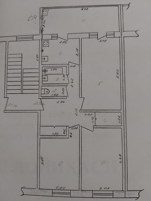 Срочно продаётся своя 3х кв в военном городке