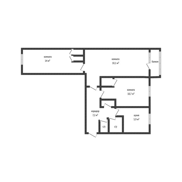 Продам 3 комнатную квартиру