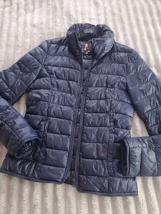 Geacă de fâș bleumarin