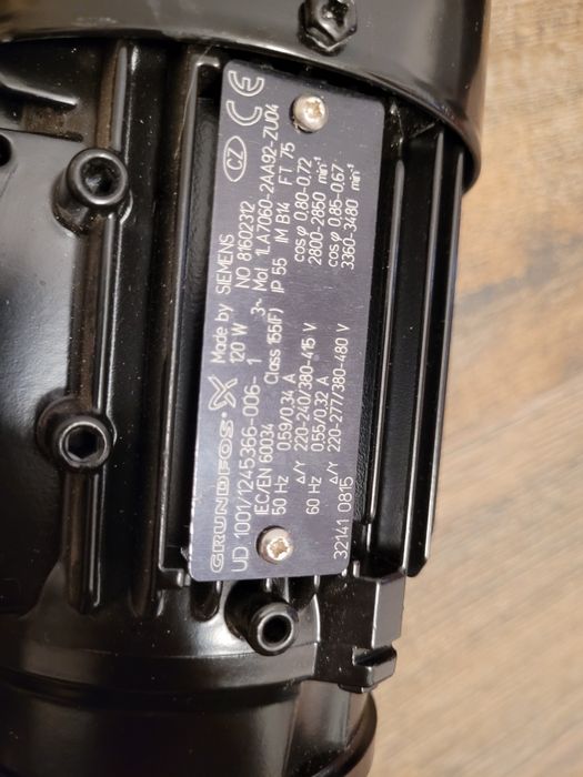 Pompa ridicare presiune apa Groundfos Siemens TP 25-50/2 A-O-A-BUBE