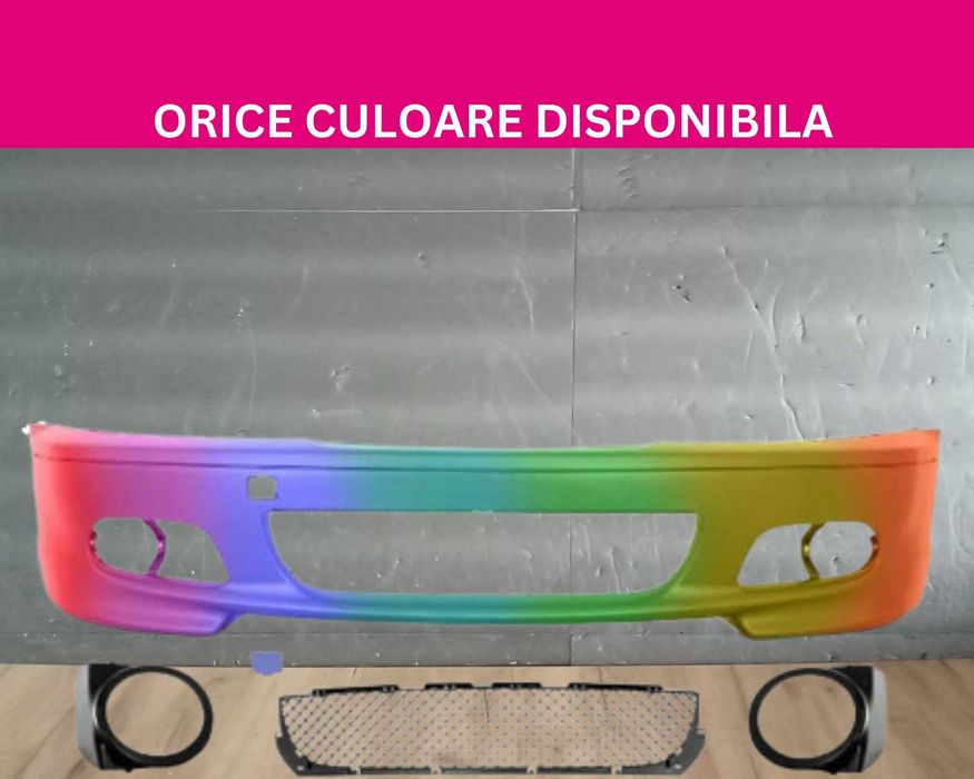 Bara fata M BMW E46 Coupe Cabrio Negru Alb Gri Argintiu Albastru Rosu