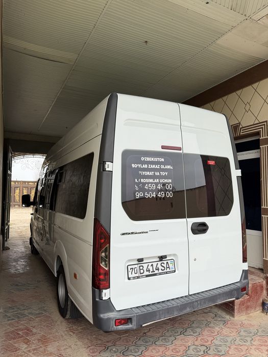 Mikro Avtobus xizmati mavjud!