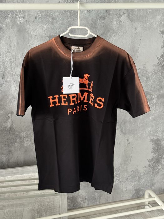 Tricou Hermes LV OFF White palm angels
