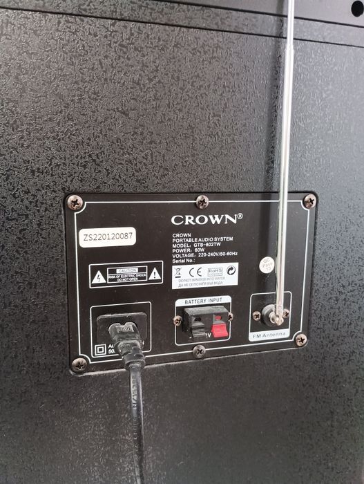 Колона CROWN 602 TW