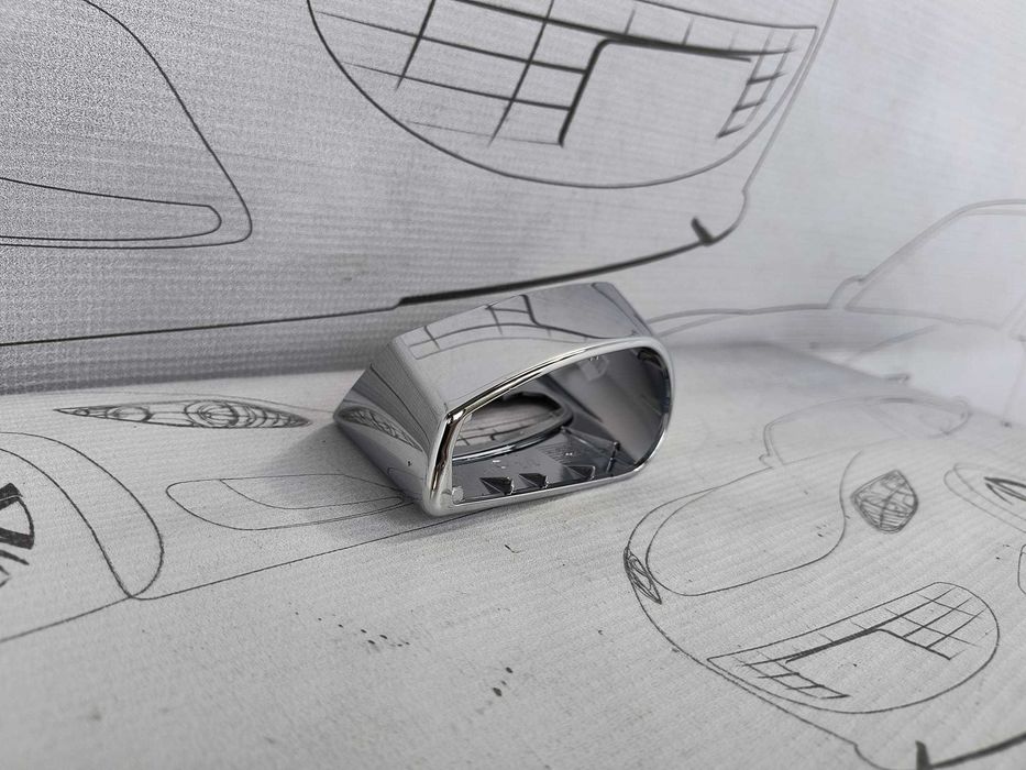 Ornament Oglindă / Cadru Cromat Oglindă Dreaptă Citroen DS3 2014 / 2009-2016 Cod OEM 8152K1 (5A3)