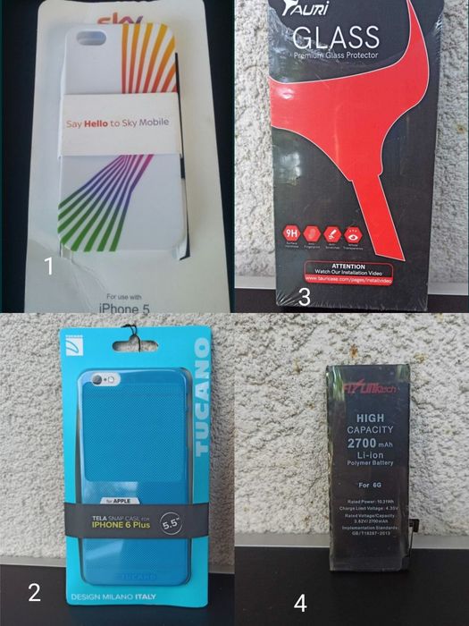 Acumulator baterie iphone 6 G 2700mAh husa 5 plus folii sticla 12 pro