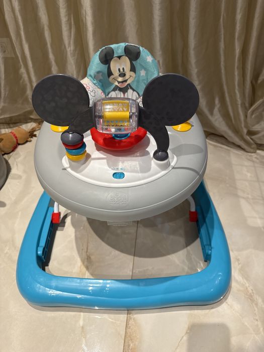 Музикална проходилка 2 в 1 Bright Starts Disney Baby - Mickey Mouse