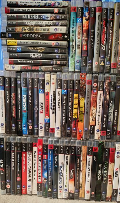 Jocuri PS3 originale – 70 lei/bucată – colecție mare