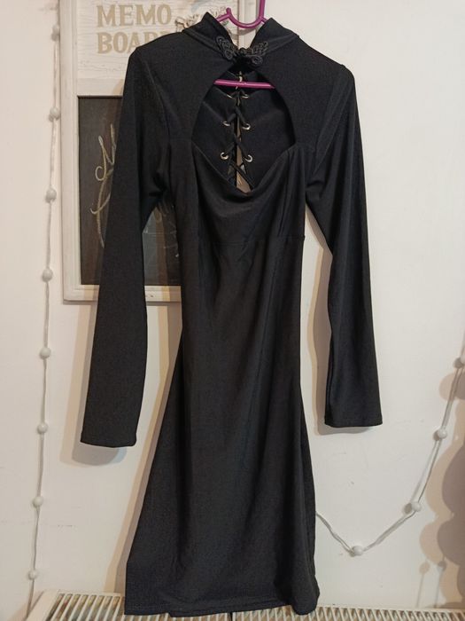 Rochie model unicat Goth Punk Rock Altercore mărimea Xs-S