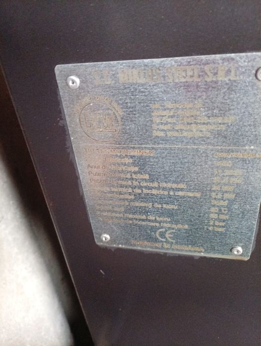 Termo semineu 30 kw pe lemne de vanzare