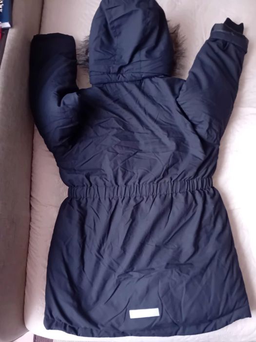 Черно яке парка за момиче ново с етикет