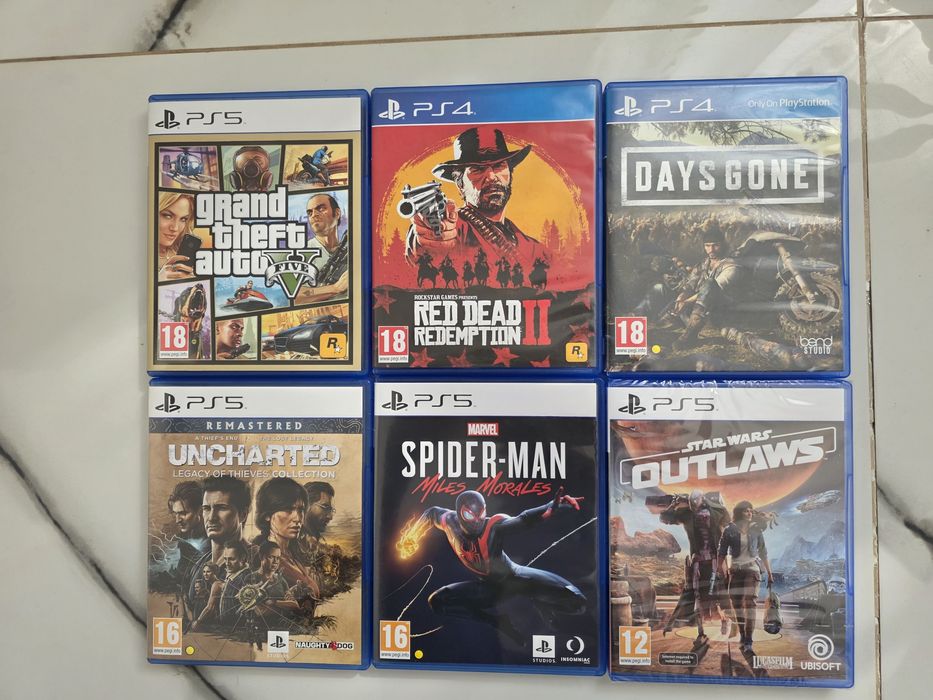 Star Wars Outlaws sigilat, Uncharted Legacy Collection PS5