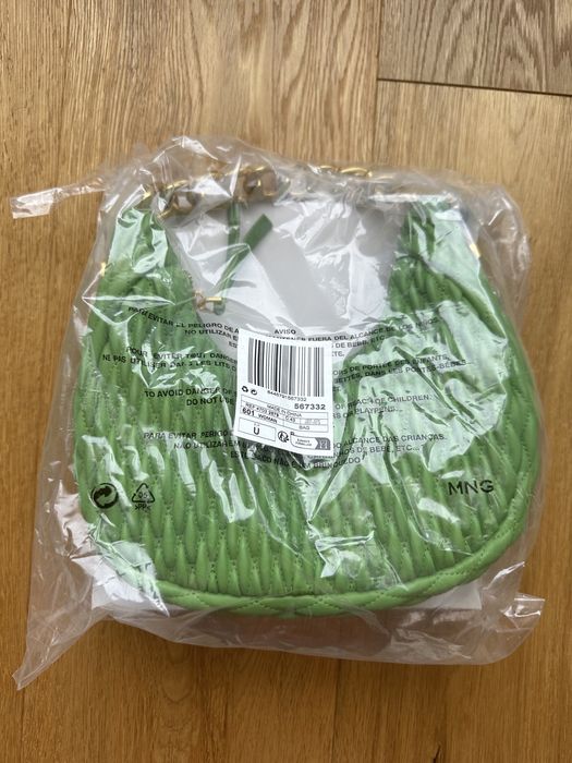 Зелена чанта Mango