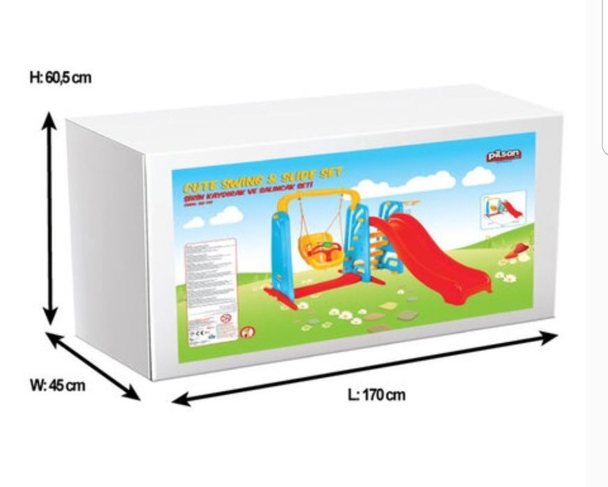 Пързалка с люлка Wavy 06141