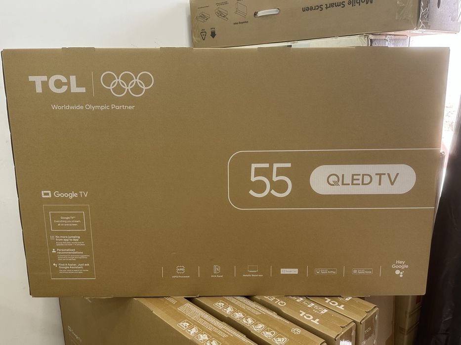 Телевизор TCL 55 T6D QLED 2026 GoogleTv новый модель Доставка Прошивка