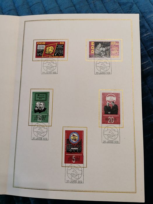 Блок марки - Демокрация, комунизъм, Германия