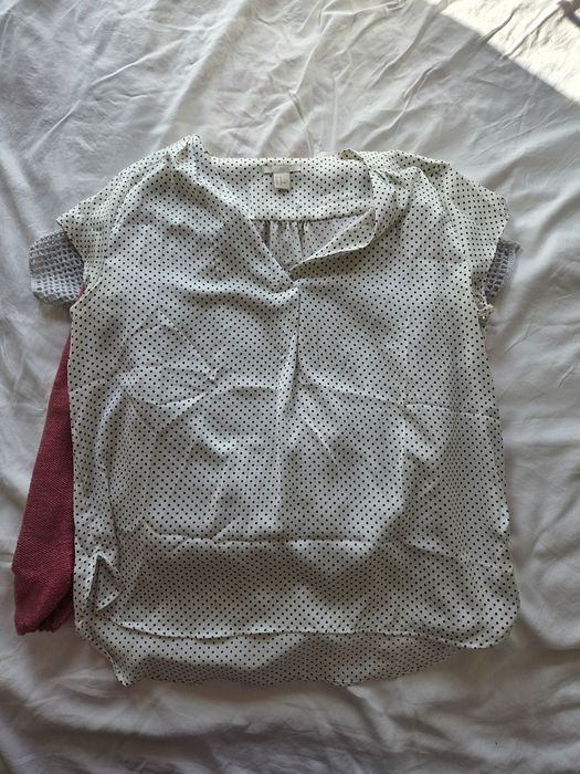Lot 8 piese haine damă mărimea M-L: sacou, cardigan, cămăși, tricouri
