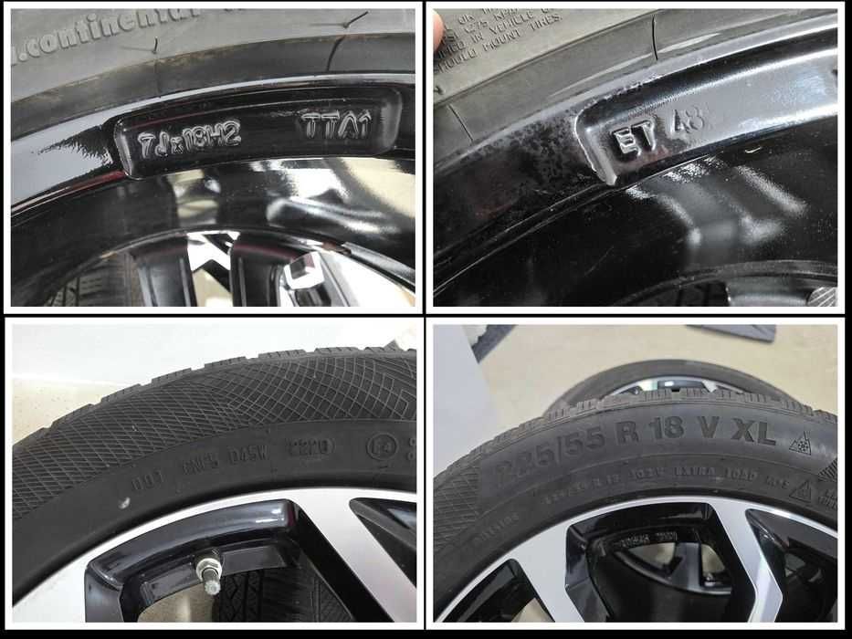 Jante 18 Honda HRv Hyundai Tucson Santa Fe Kona Mazda cu senzori 5x114.3 7J et 48.5