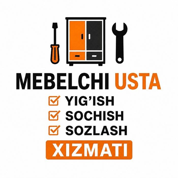Mebelshik mebel usta Mebel yig'ish sochish sozlash xizmati