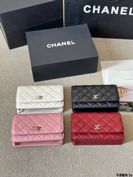 Geanta Chanel waller on chain timeless clasique piele vitel