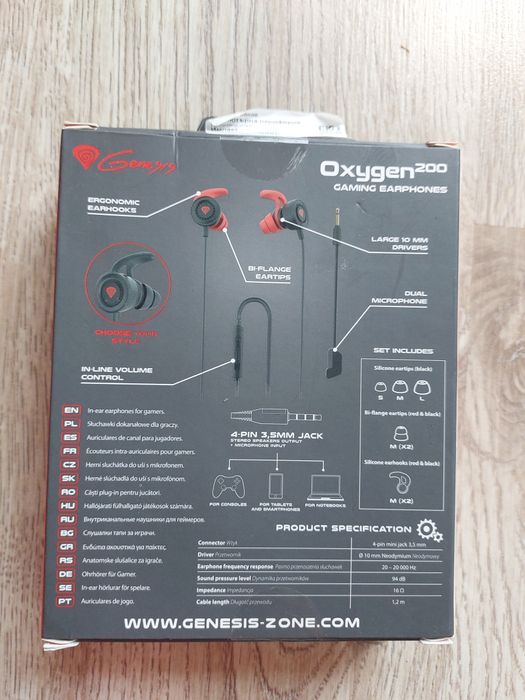 Genesis Oxygen 200 гейминг слушалки