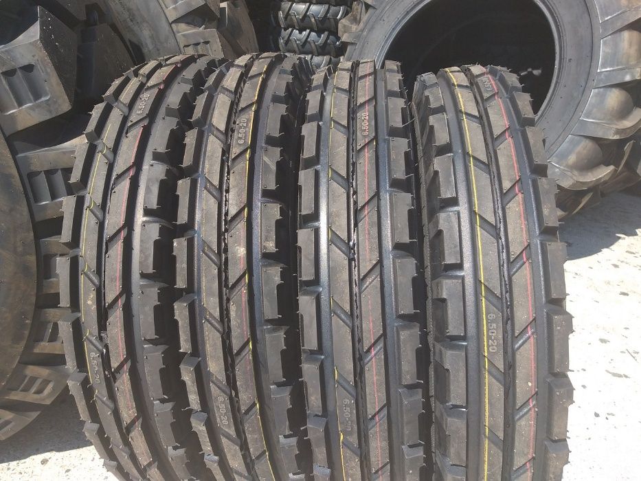 Anvelope 6.50-20 noi BRECKNER GERMANY 10 pliuri cauciucuri U650 fata