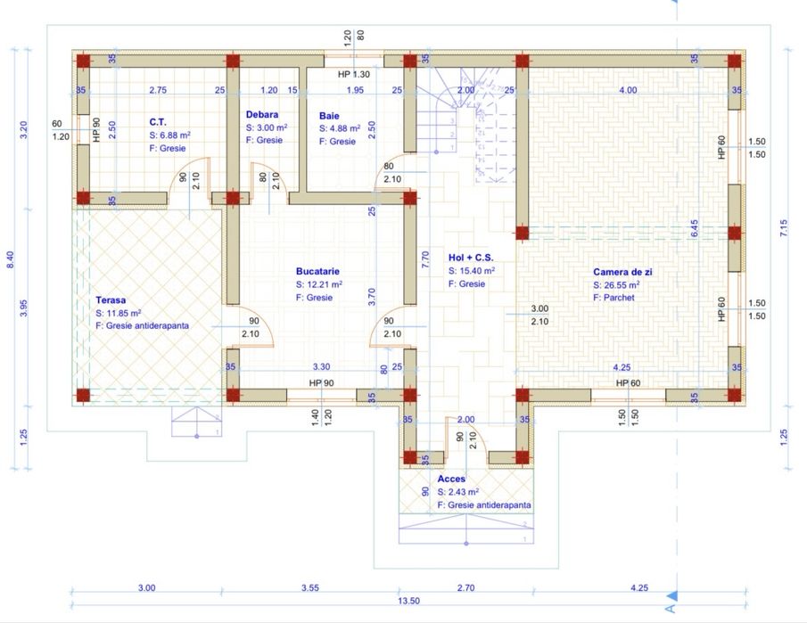 Proprietar vand casa P+M in Margineni langa Politie