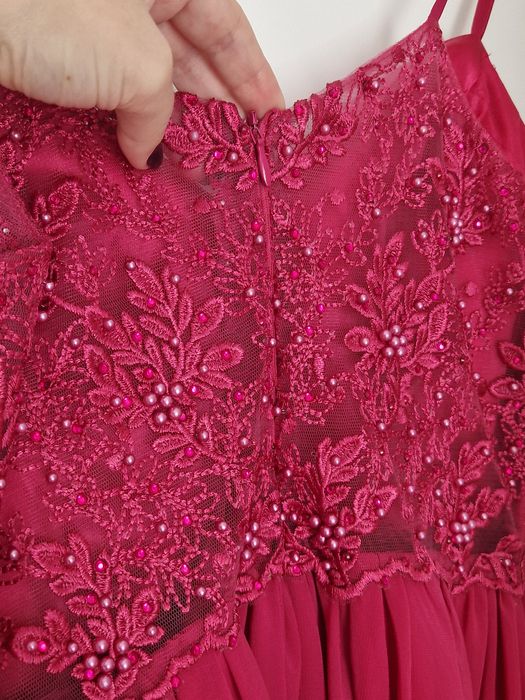 Rochie de ocazie lunga roz