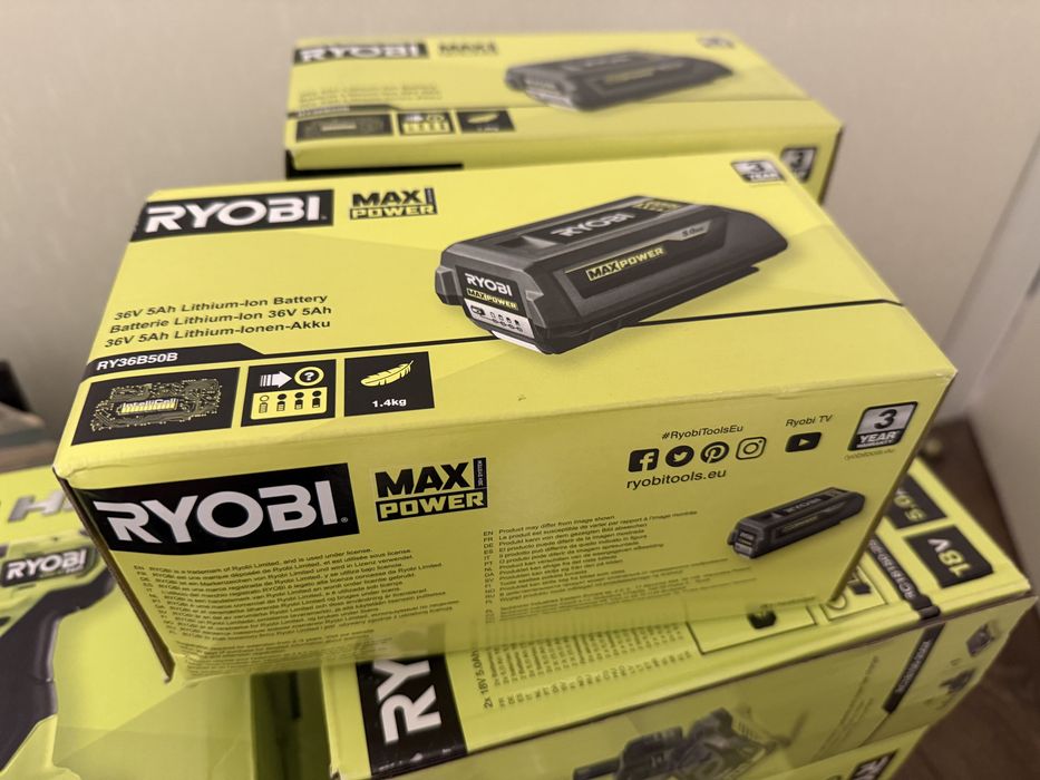Ryobi acumulator 5 Ah 36V NEW 2024