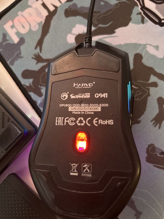 Tastatura mecanica Genesis RGB+ Mouse scorpion RGB+ Mousepd Fortnite