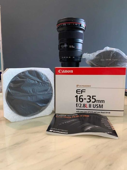 Canon EF 16-35mm f/2.8L II USM impecabil la cutie
