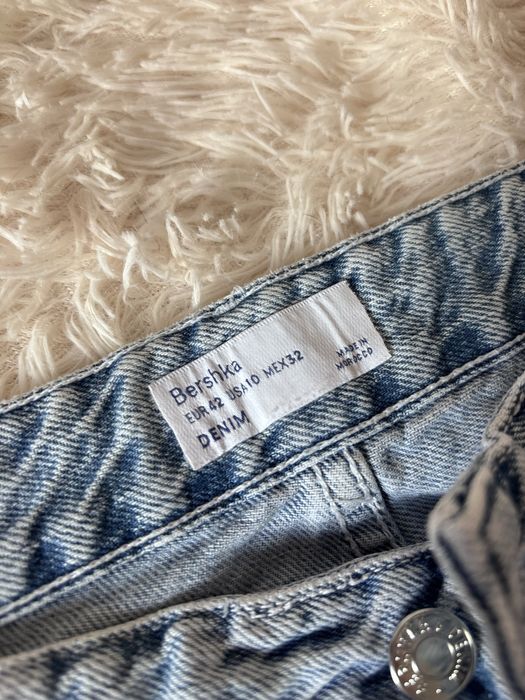 Джинсы бершка голубые