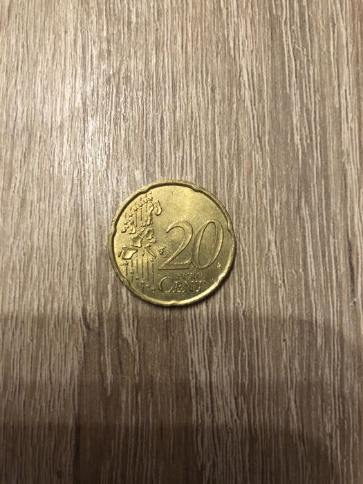 Moneda 20 euro centi RF anul 2002