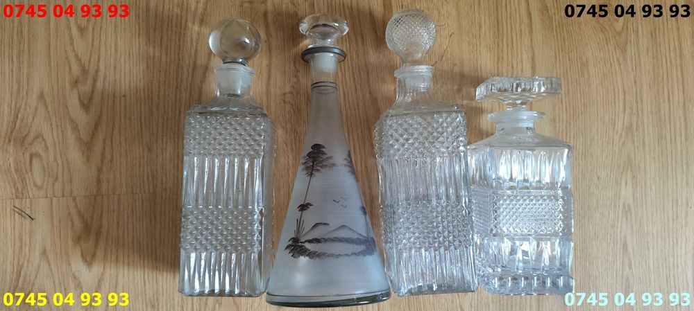 sticle vintage dimensiuni 20 25cm pret pe bucata