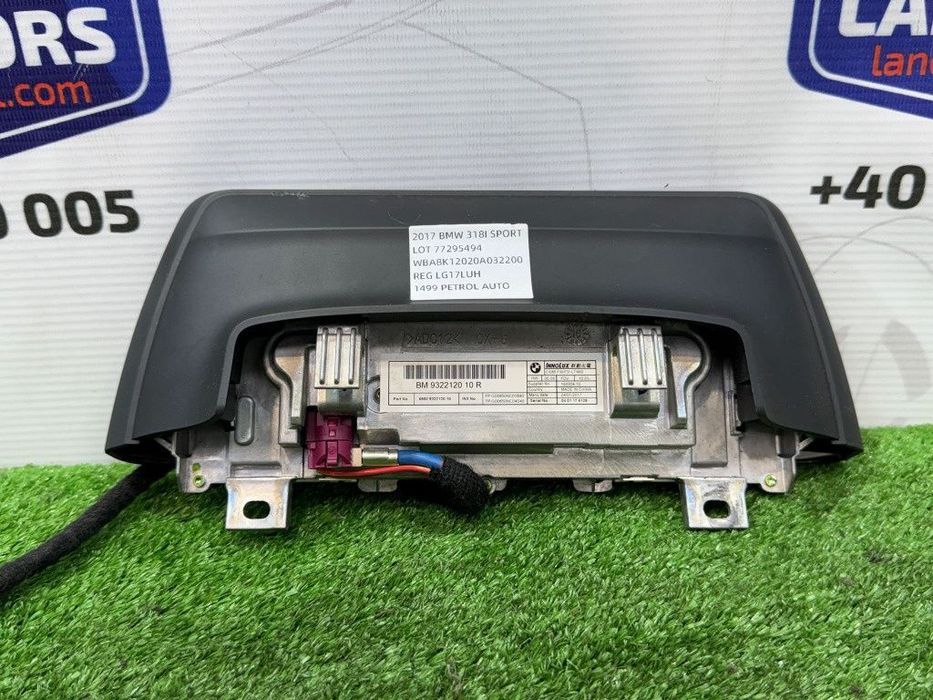 Display navigatie navi radio cd 2017 bmw 318i sport seria 3 lci f30 1.5 benzina cod oem 65509322120